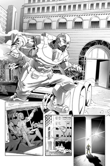 Arcaky Key - Page 3 - Pencils and Inks by Jose Rondon Writer/Author: Kasisi Harris