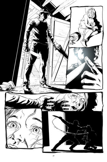 The Last Podcast - Page 1 - Pencils and Inks by Jose Rondon Writer/Author: Derreck Brown