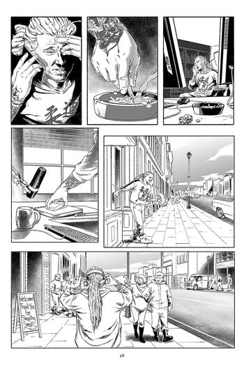 The Last Podcast - Page 3 - Pencils and Inks by Jose Rondon Writer/Author: Derreck Brown